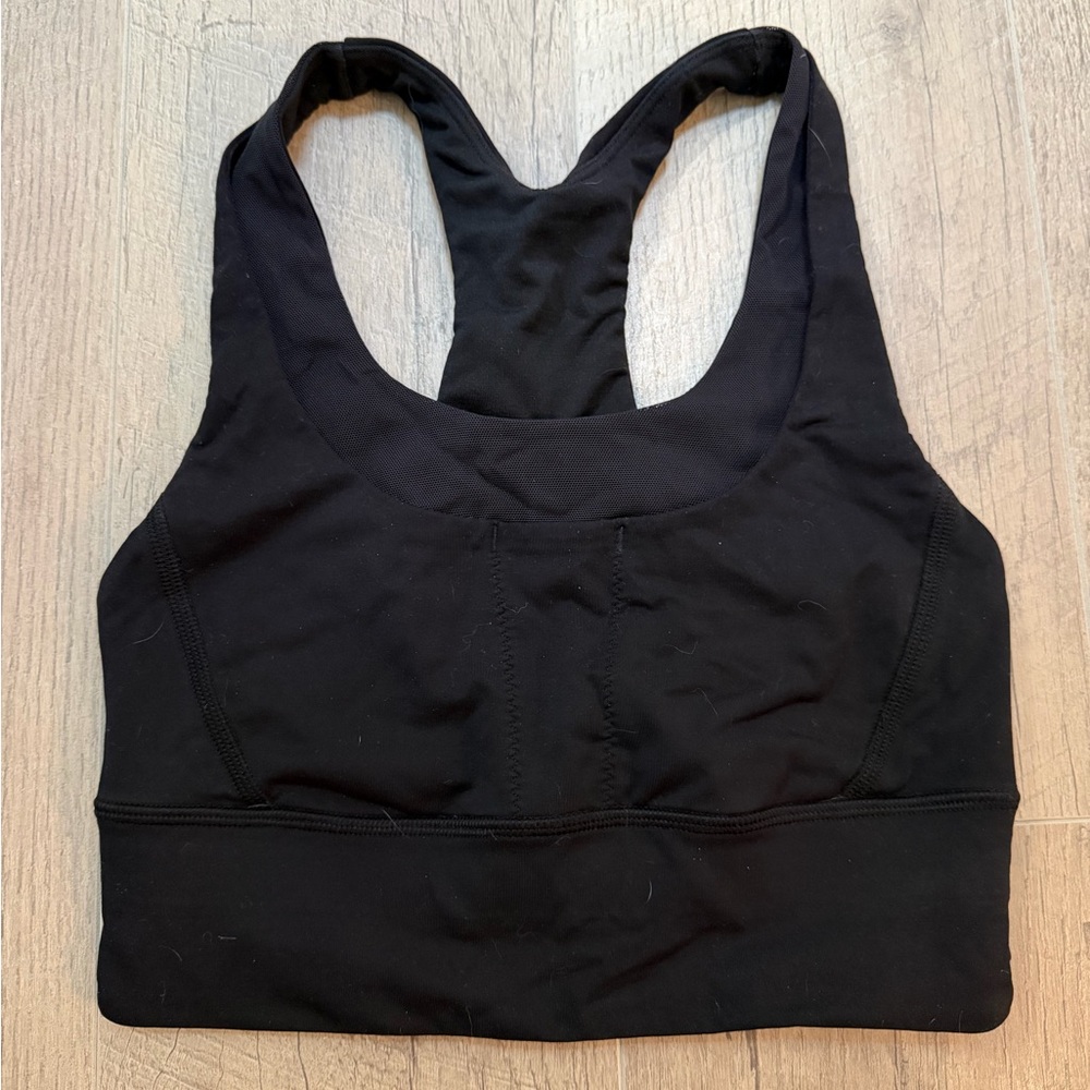 lululemon athletica Black Racerback Sports Bra